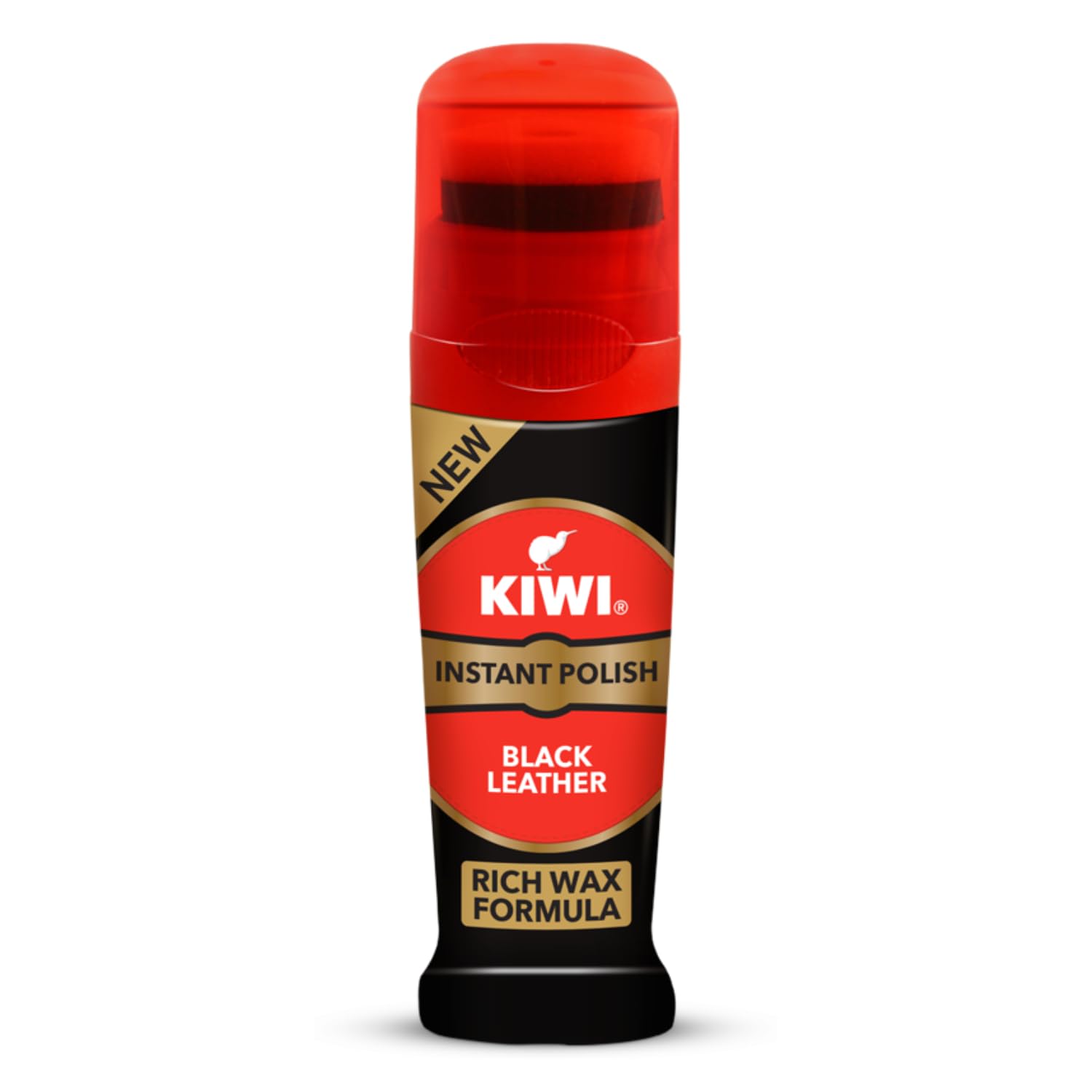 KIWI ISTANT POLISH BLACK LEATHER 75 ML
